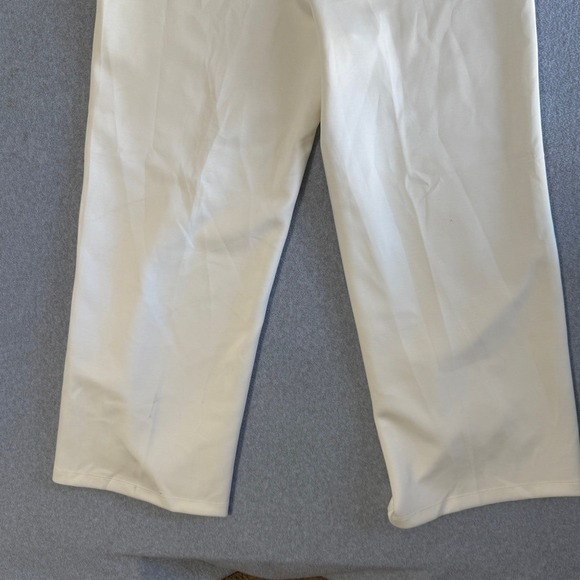 All In Motion Airy Sleek Wide Leg Pant Athleisure Large Cream High Rise - Picture 12 of 13